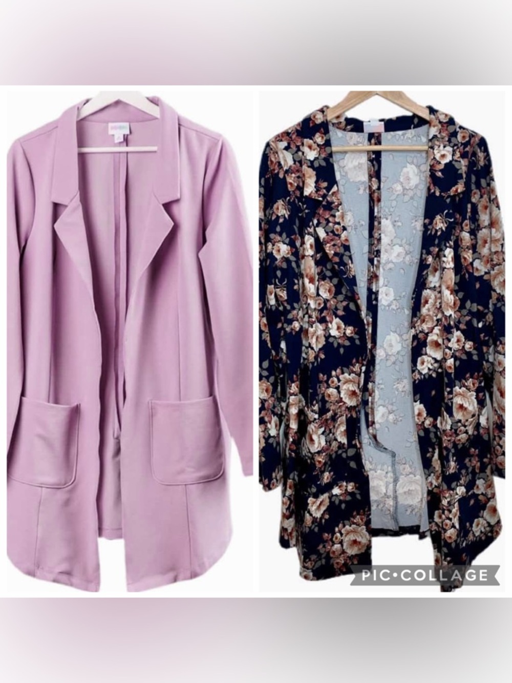 LuLaRoe Lilac Open-Front Blazer